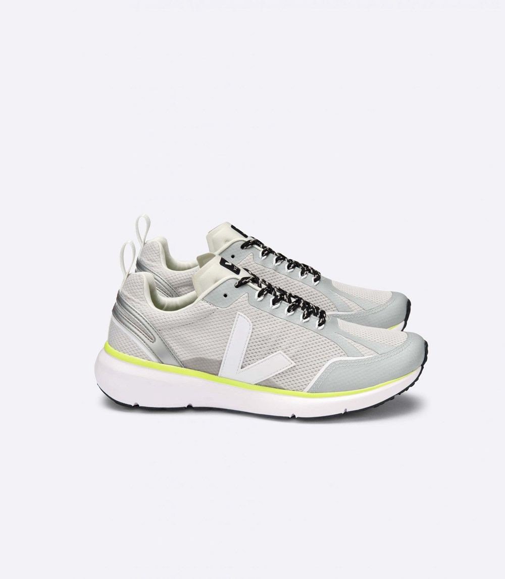 Veja Sneakers Womens - Condor 2 Alveomesh - Grey/Silver - 0645TWUQZ